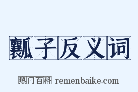瓤子反义词是什么意思的图片